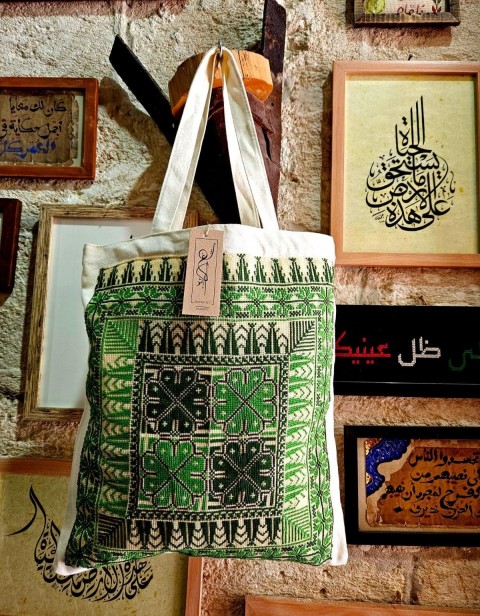 An embroidered Tote Bag