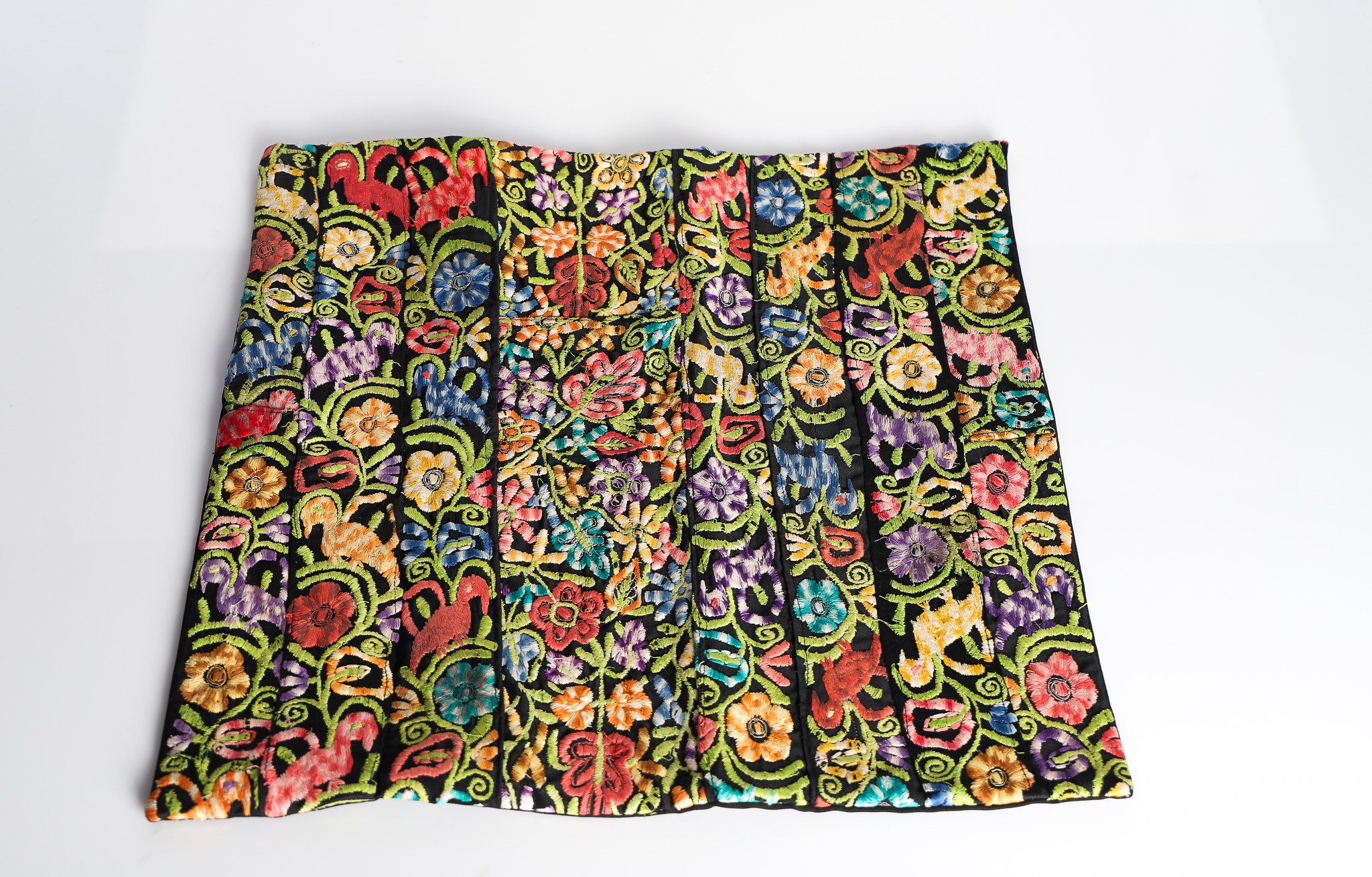 Crafted with Love: Handmade Embroidered Square Pillow for Every Home